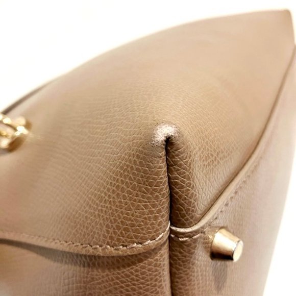 Furla FURLA brown leather bag handbag ladies - Picture 4 of 9